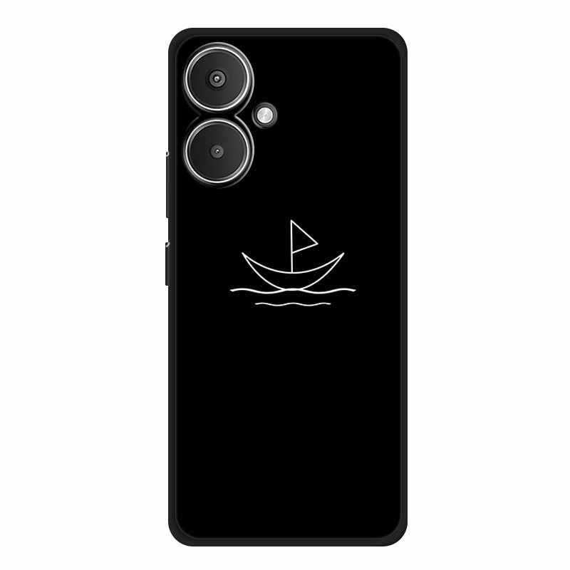 For Xiaomi Redmi 13C 5G / Redmi 13R 5G Case TPU Linear Pattern Printing Back Phone Cover For Xiaomi Redmi 13C 5G / Redmi 13R 5G Case TPU Linear Pattern Printing Back Phone Cover